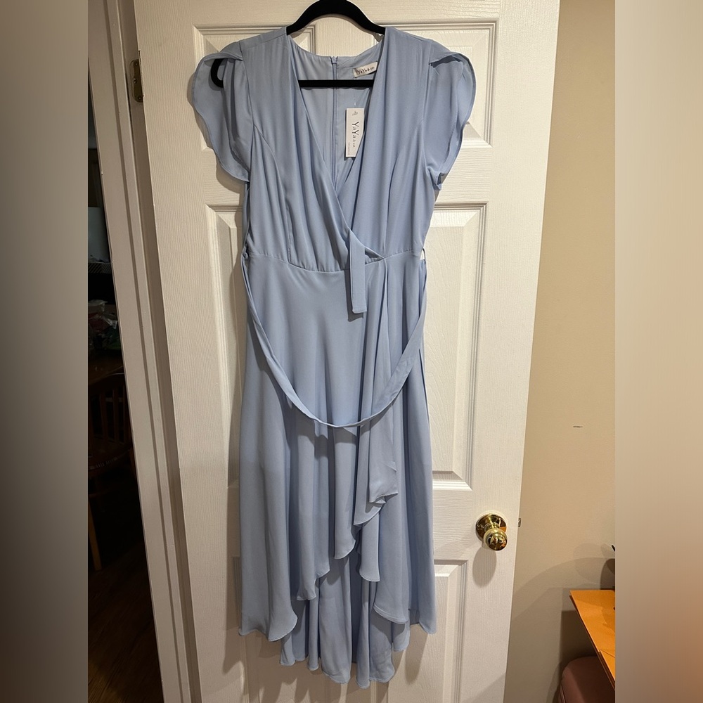 Yaya & Co SARA - WRAP CHIFFON DRESS